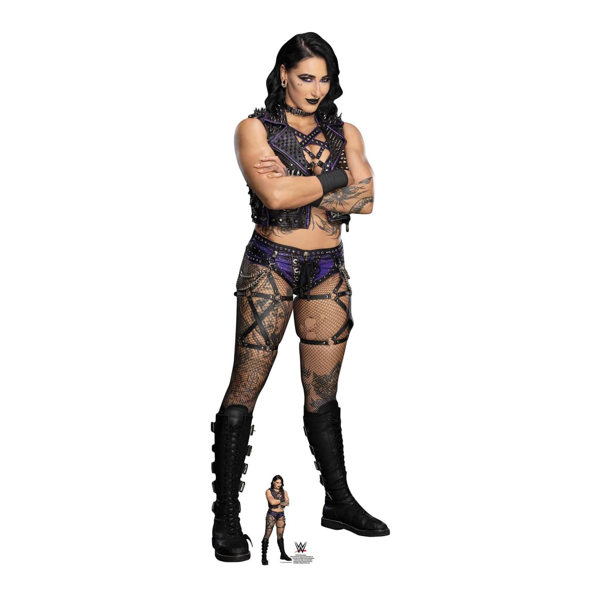 Star Cutouts SC4577 WWE Rhea Ripley 3-Pack Shelf Top Cardboard Cutouts – Wrestling Fan Display, Party Décor & Collector Gift — view 16
