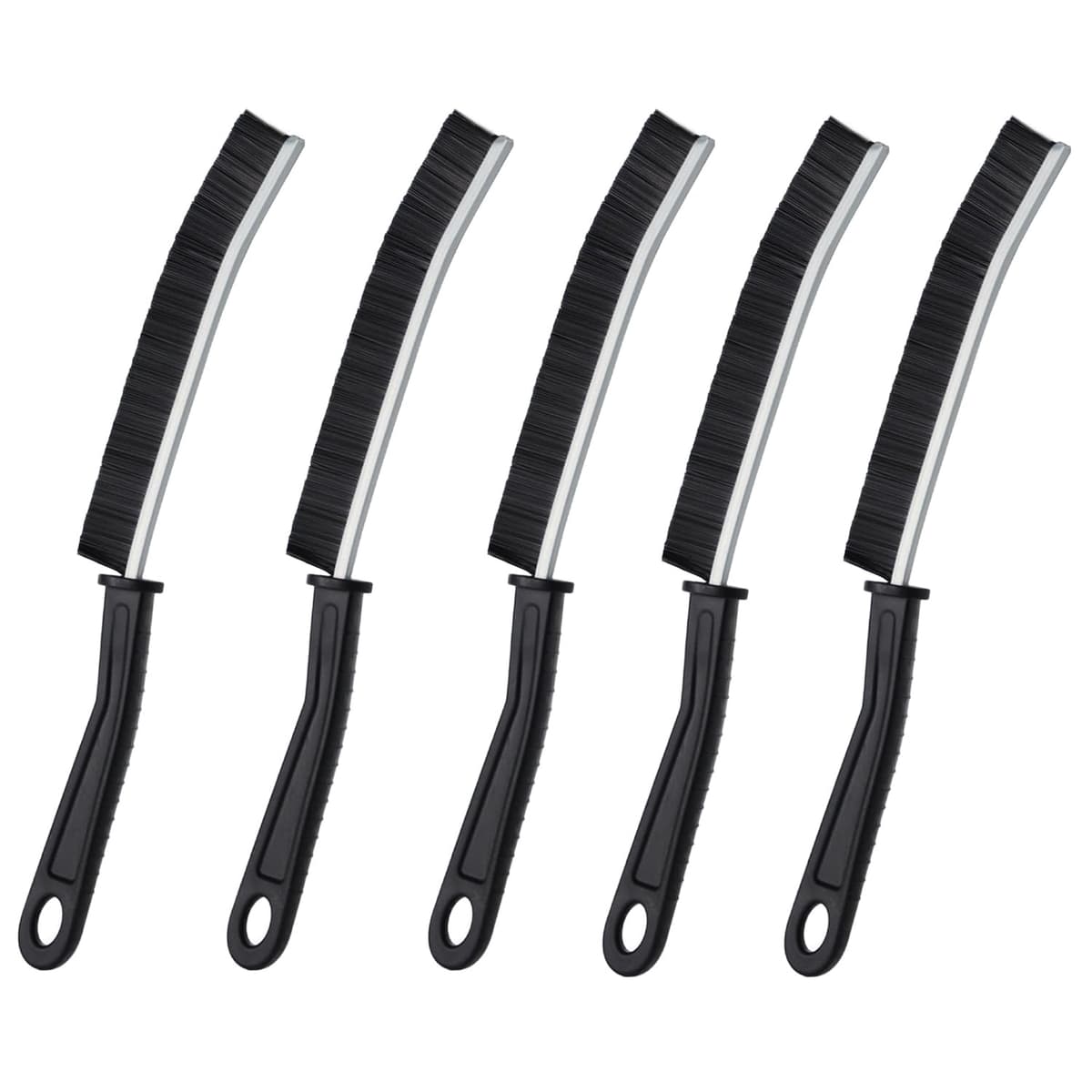 Crevice Cleaning Brush, Bathroom Tile Groove Gap Cleaning Brush,Premium Crevice Cleaning Tool Aluminum Support with 15° Angle Magic Brush, Thin Brush for Home Kitchen — view 8