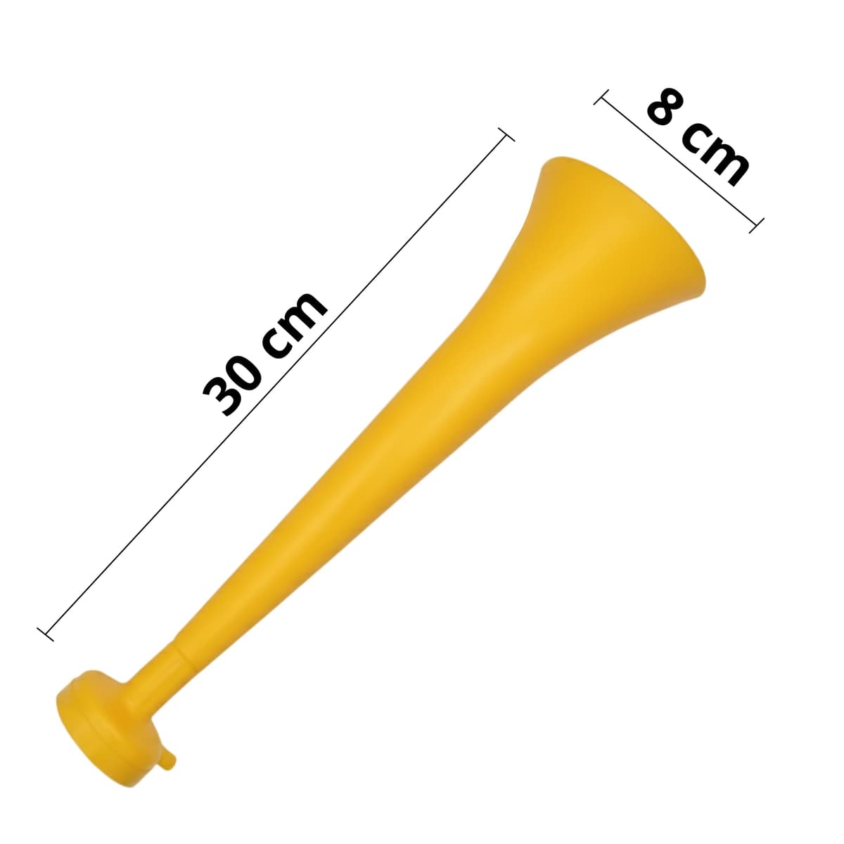 Pack 3 Vuvuzelas de Plástico Resistente. Trompetas de Animación para Fútbol, Eventos Deportivos y Fiestas. Bocina Ruido Extremo 120 DB. Cotillón para Aficionados — view 2