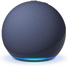 Echo Dot (Newest gen) | Bluetooth smart speaker with big vibrant sound and Wi-Fi | Deep Sea Blue, with Alexa+ Early Access