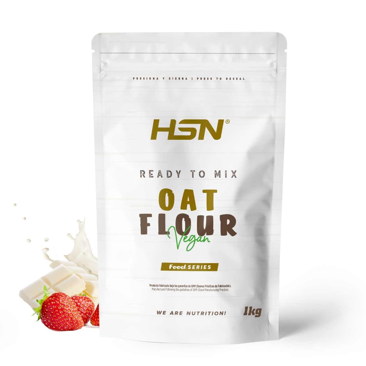 HSN Harina de Avena de Sabores Instantánea en Polvo | Sin Sabor 3Kg = 60 Tomas por Envase | Sin Azúcares Añadidos | Ideal Tortitas de Avena, Batidos de Proteínas | No-GMO, Vegano — view 22