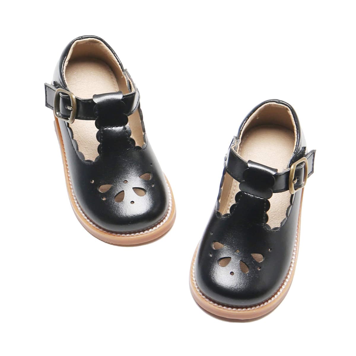 Felix & Flora Toddler Little Girl Mary Jane Dress Shoes - Ballet Flats for Girl Party School Shoes — view 68