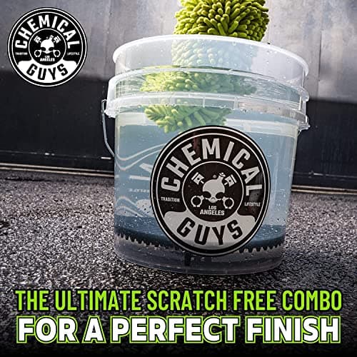 Chemical Guys Car Detailing Kit, Car Cleaning Kit with Total Interior Cleaner & Protectant, Sprayable Wheel Cleaner, Car Wash Soap, Bucket, Brushes, and Detailing Accessories - 17 Piece Wash Kit — view 4