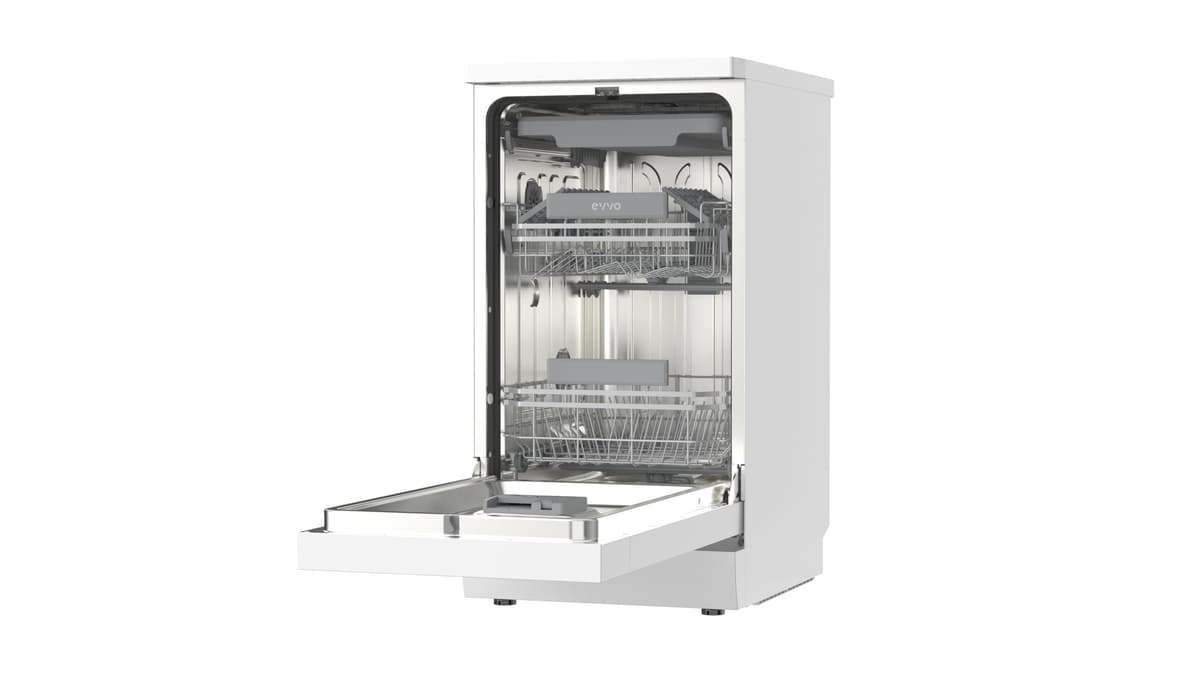 Lavavajillas D3Y Slim - 45 cm, 11 Servicios, Clase Energética D, Diseño Slim Compacto, 6 Programas, Media Carga, Inicio Diferido, Secado Extra, Funcionamiento Silencioso — view 4