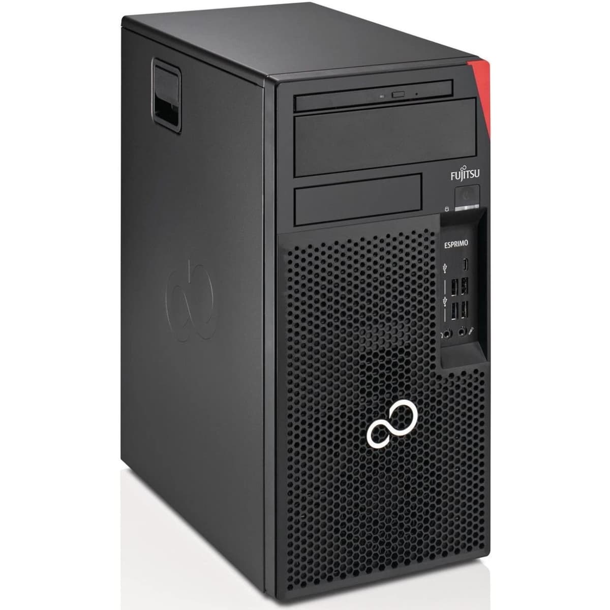 Fujitsu PC Desktop Tower Esprimo P757, Procesador Core i7-6700T, Memoria RAM 8GB, Disco SSD 240GB, Windows 11 Pro (Reacondicionado)