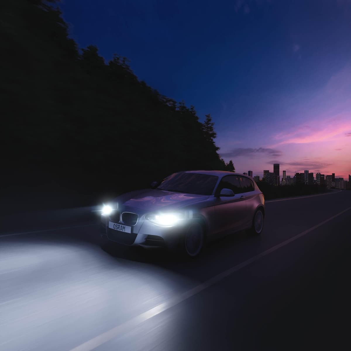 OSRAM NIGHT BREAKER 220, H4, +220% more brightness, halogen headlight lamp, 64193NB220, Folding Box (1 lamp) — view 4