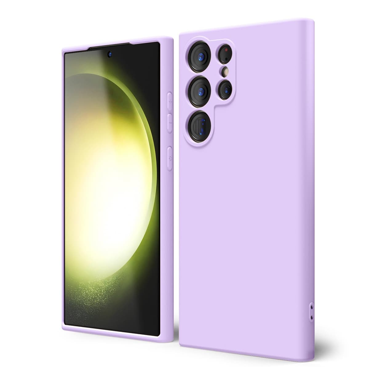 oakxco for Samsung Galaxy S23 Phone Case Liquid Silicone,Cute Thin Slim Soft Rubber TPU Plain Smooth Gel Cover for Women Girl Aesthetic Design, Matte Solid Protective & Shockproof, Burgundy Plum Wine — view 302