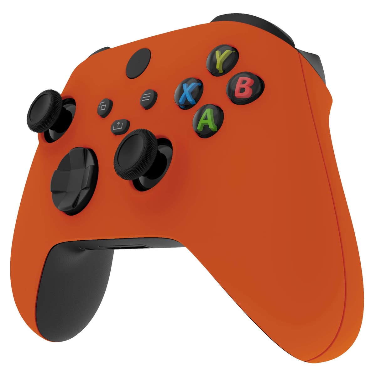 eXtremeRate Carcasa Delantera y Grip para Xbox Series X/S Mando - Cubierta Frontal Protectora de Agarre Empuñadura para Xbox Series S X Controlador - No Incluye Mando (Naranja) — view 5