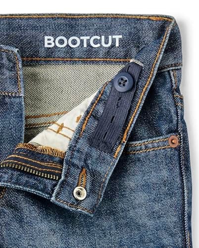 The Children's Place Boys Basic Bootcut Jeans,Dk Juptier Single,10 — view 2