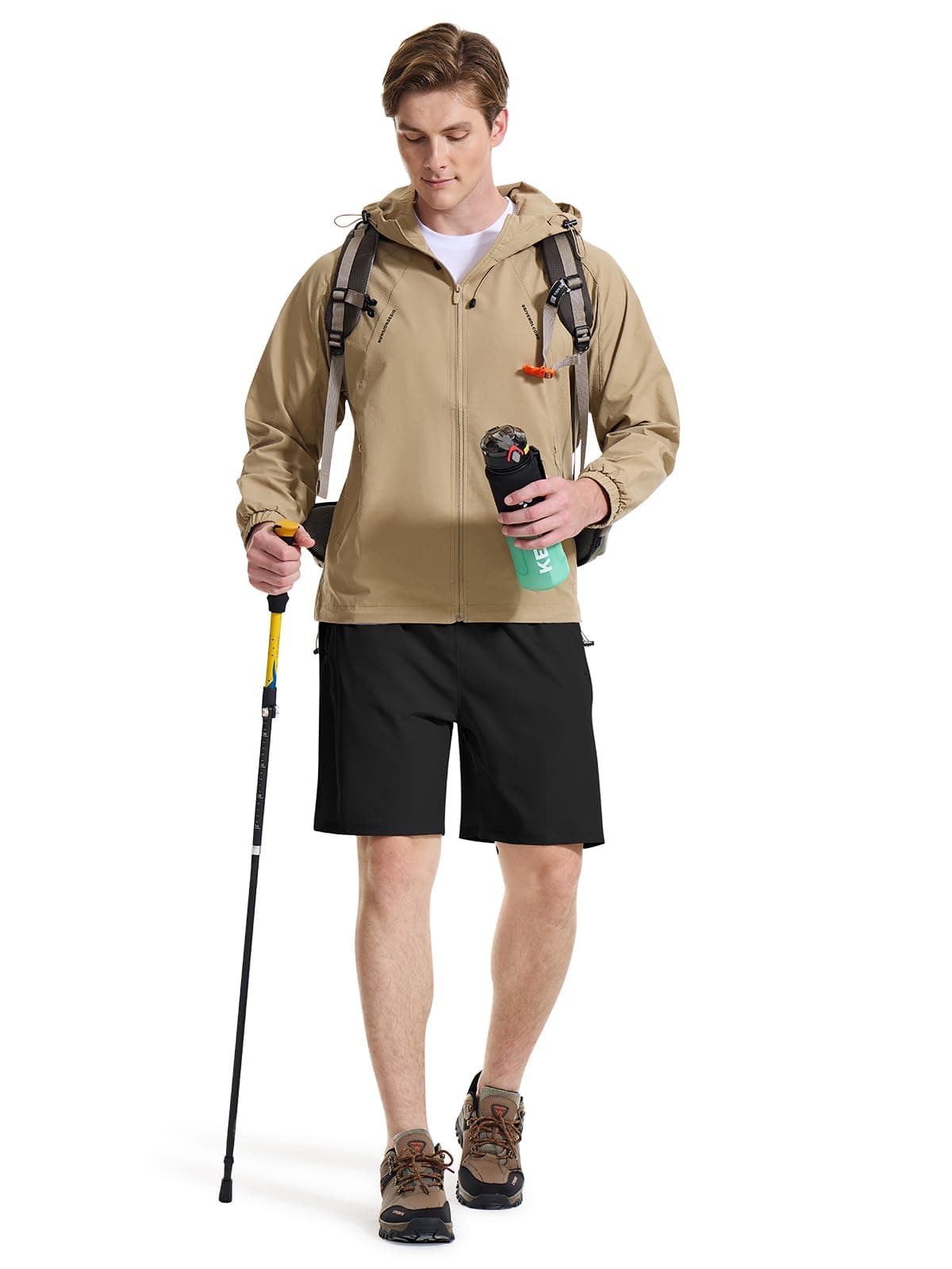 Cimic Pantalon Corto Hombre para con Bolsillo, Transpirables de Secado Rápido Correr Ropa Deportiva Hombre, Gym, Fitness,Tenis — view 9