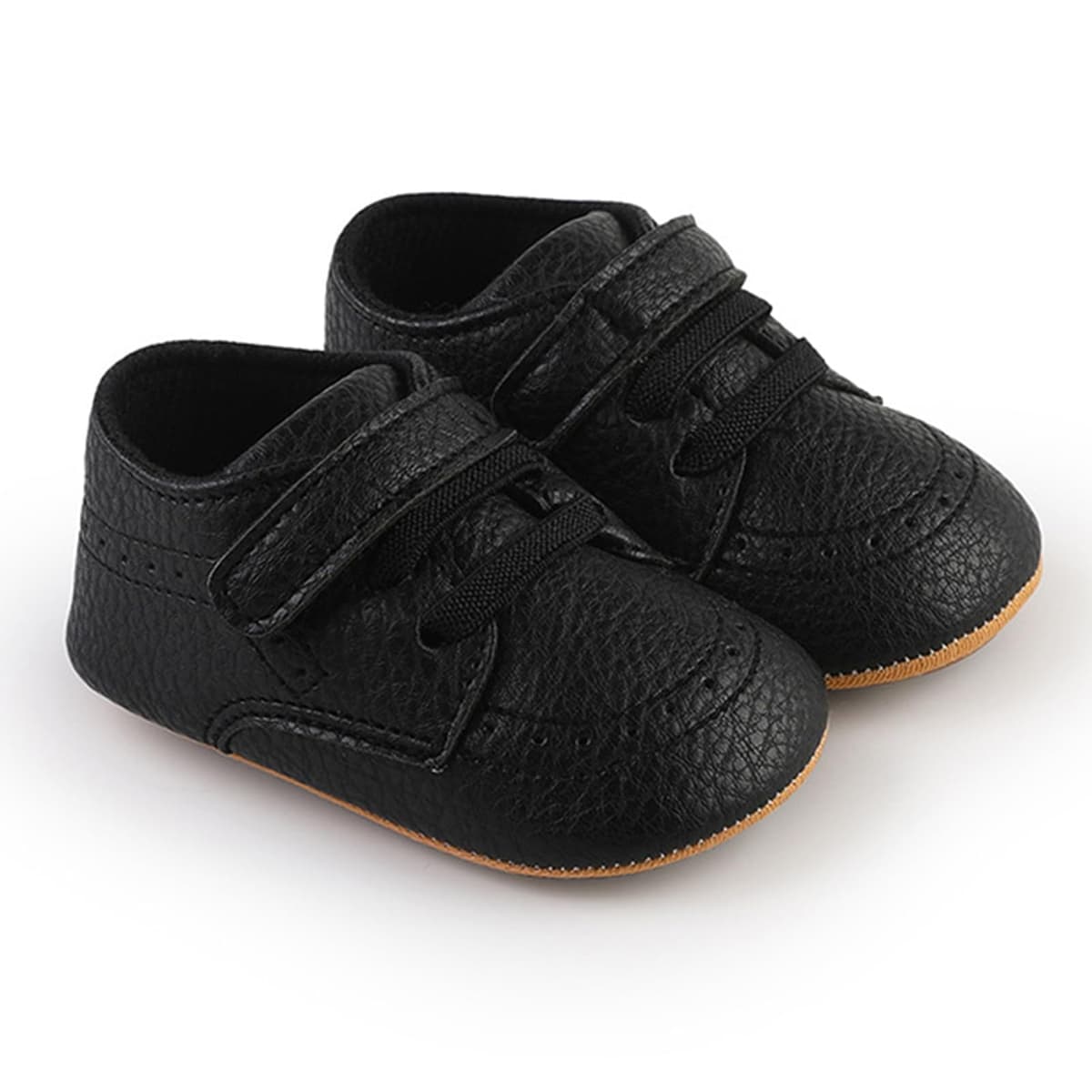 RVROVIC Baby Boys Girls Sneakers Anti-Slip Oxford Loafer Flats Infant Toddler PU Leather Soft Sole Baby Shoes — view 4