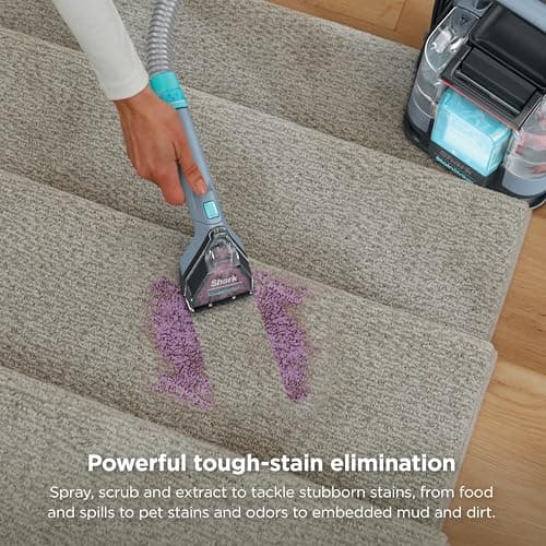 Shark Stain Striker, Portable Carpet, Upholstery and Area Rug Cleaner, 4 Tools, Full Size Solutions, Stain and Odor Remover, Blue, 1 Count — view 3