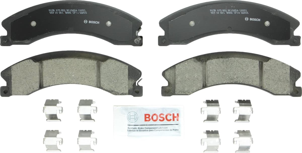 Bosch BC914 QuietCast Premium Ceramic Disc Brake Pad Set For: Acura ILX; Honda Accord, Civic, CR-V, Element, Fit, Front — view 120