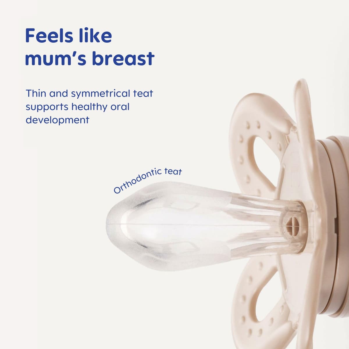MAM Original Start Soothers | 0-2 Months | 2 Pack | Newborn Dummies | Comes in Dummy Steriliser Case | Sustainable Materials | Baby Accessories for Newborn | Buttercup/Cream (Various Designs) — view 4