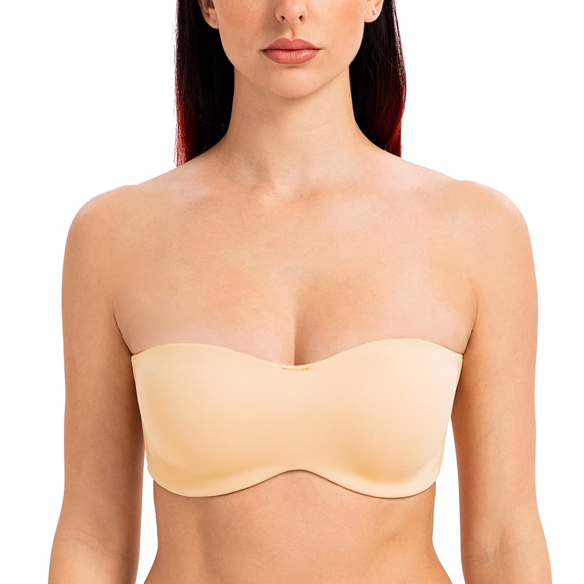 MELENECA Women's Strapless Minimizer Multiway for Large Bust Unlined Seemless Underwire Bandeau Bra — view 22