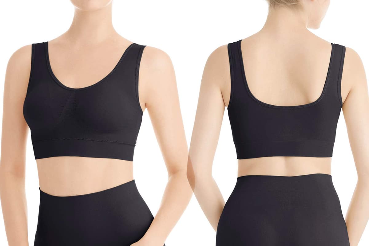 Lemef 3-Pack Seamless Sports Bra Wirefree Yoga Bra with Removable Pads for Women — view 4