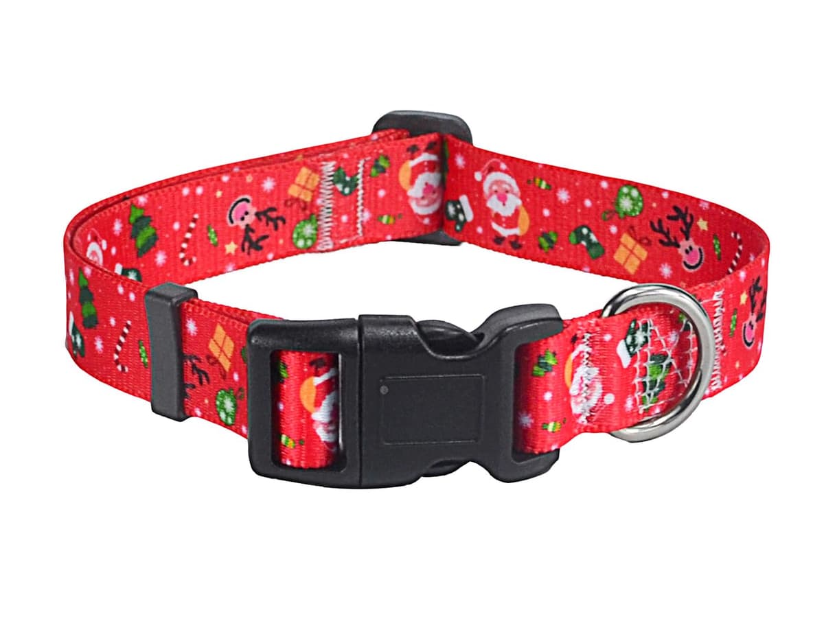 Mihqy Dog Collar for Small Dogs, Cute Small Medium Large Dog Pet Collar, with Floral Patterns, Soft Adjustable for Boy Girl Female Male Puppy Dog Collar(Floral Pink,S) — view 14