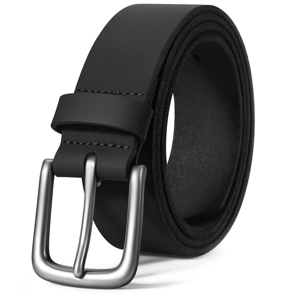 Vatan Men's Genuine Leather Casual Every Day Jeans Belts, Handmade Men Leather Belt with Gift Box — view 10