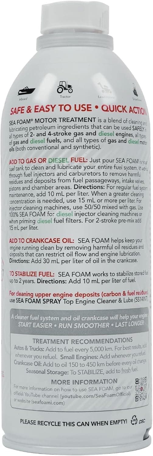 Sea Foam Motor Tune - Up SF16 For Petrol and Diesel Engines (2) — view 2