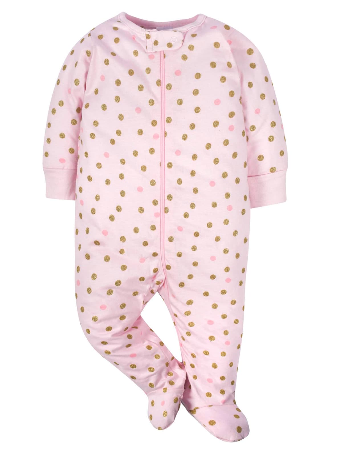 Gerber Baby Girls 4 Pack Sleep 'N Play Footie Baby and Toddler Sleepers — view 2