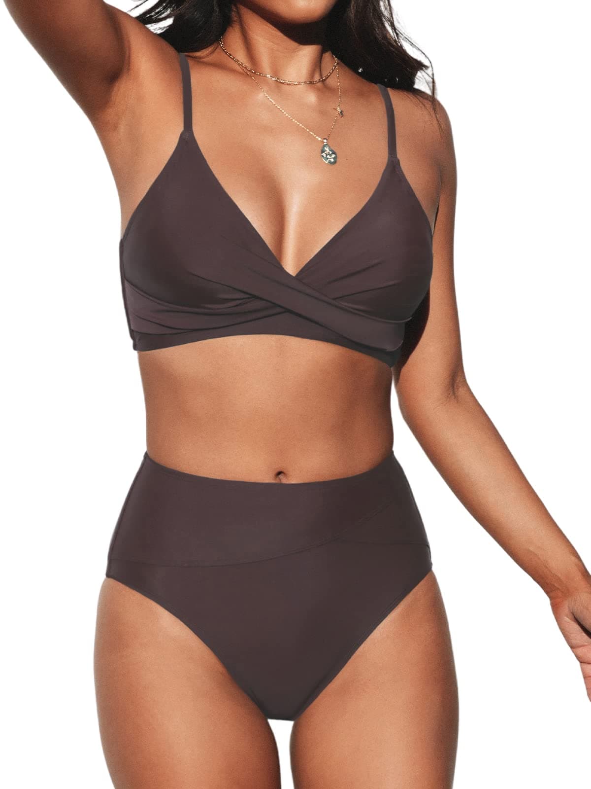 CUPSHE Mujer Traje De Baño Push up Sujetador Acolchado Bikini — view 32
