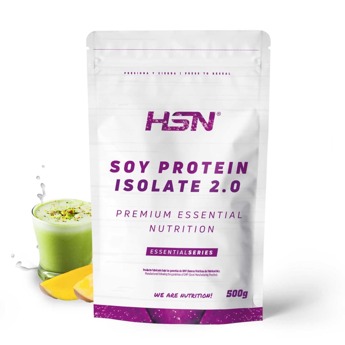 Proteína de Soja Aislada de HSN | Sabor Bombón de Chocolate y Avellanas 2 Kg = 67 Tomas por Envase | 100% Vegana | Soy Protein Isolate | No-GMO, Sin Gluten — view 23