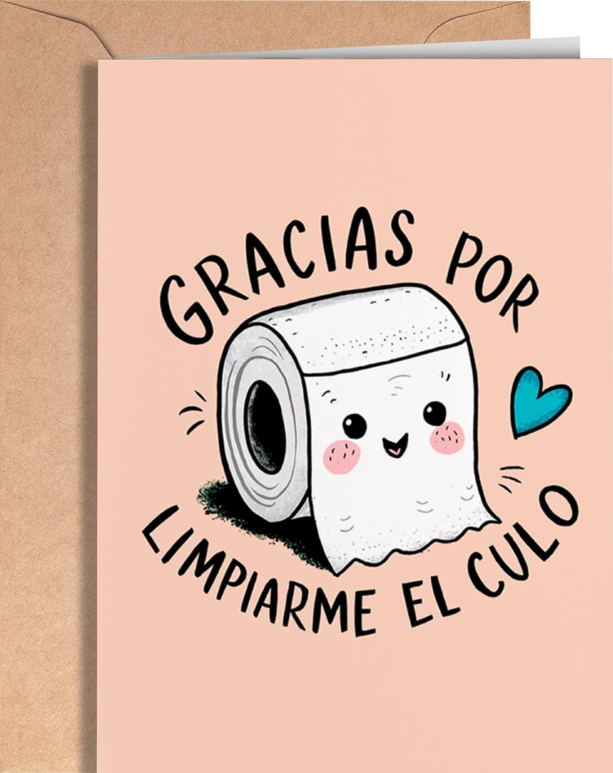 Tarjeta Felicitación Mamá o Papá - Tarjeta Felicitación del Día del Padre o Día de la Madre - Postal Gracias Papá Mamá - Tarjeta Divertida para Cumpleaños - Limpiarme - EU 17 - Greeting Cards