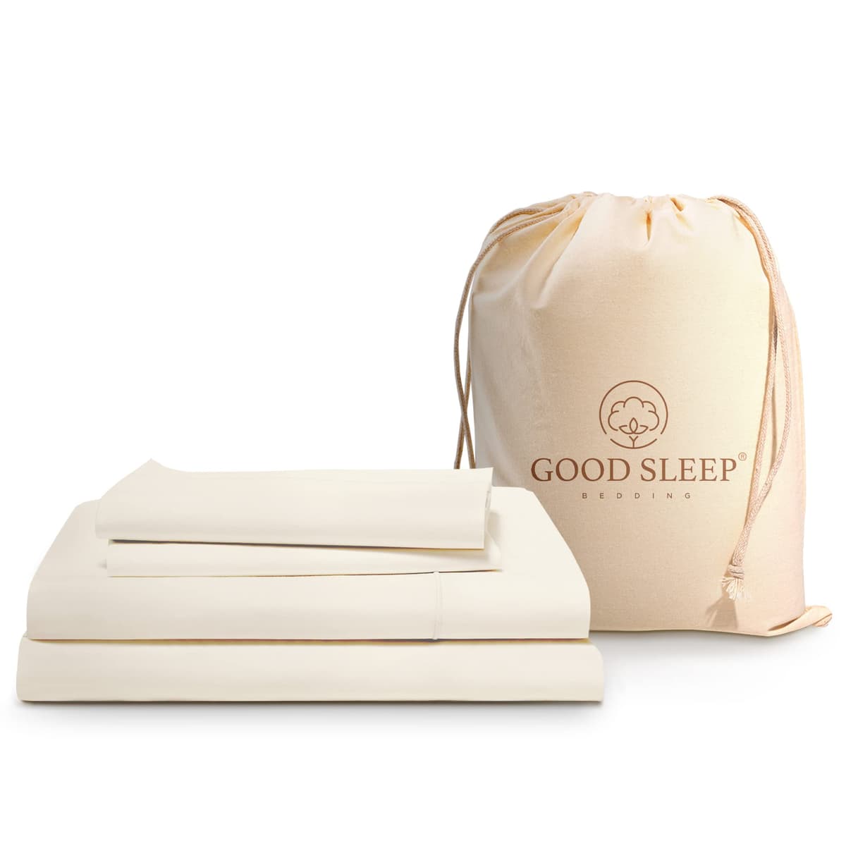 1000 Thread Count Egyptian Cotton Sheets Queen Size, 4 Pc Luxury Sheets Set, Long Staple 100% Cotton Sheets for Queen Size Bed, 16" Deep Pocket Hotel Style Sheets, Sateen Sheets Queen, Light Blue — view 13