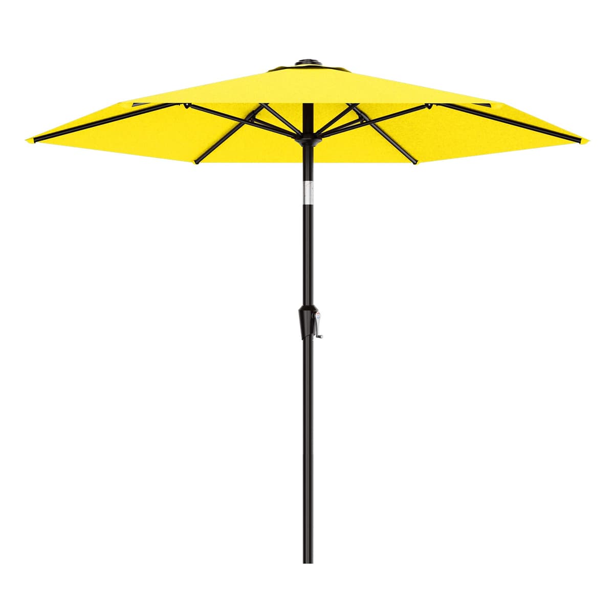 AreShark 10 FT Patio Umbrella for Outdoor, Outdoor Table Umbrella with Push Button Tilt and Crank, Outdoor Patio Umbrellas with 6 Sturdy Ribs, Patio Umbrellas for Market, Garden, Pool (Red) — view 15