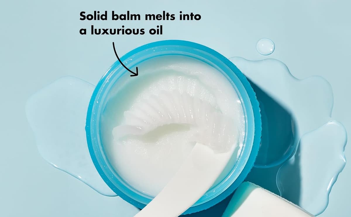 e.l.f. SKIN Holy Hydration! Makeup Melting Cleansing Balm, Face Cleanser & Makeup Remover, Infused with Hyaluronic Acid to Hydrate Skin, Vegan & Cruelty-Free — view 2