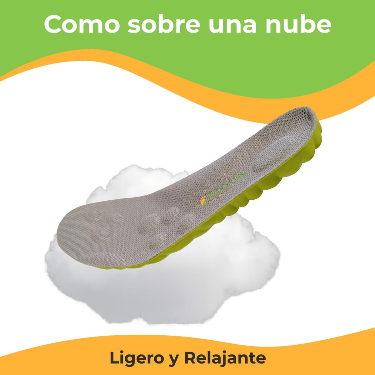 Slim Feet PRO Plantilla Nube Confort Ortopédica XXL 43-44 – Amortiguadora y Transpirable | Antideslizante | Alivio para Pies, Rodillas y Espalda – Hombre & Mujer — view 5