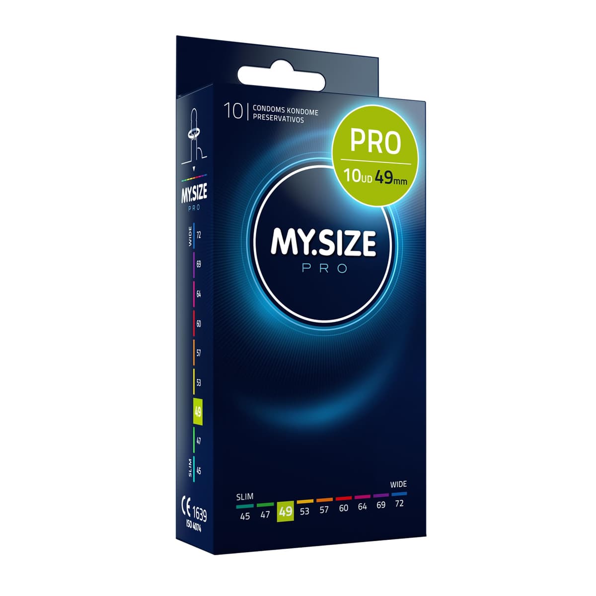 MY.SIZE PRO Condones ÉLITE, talla 5, 60 mm, XL, 10 piezas - Látex Vytex extra puro, fácil de abrir — view 8