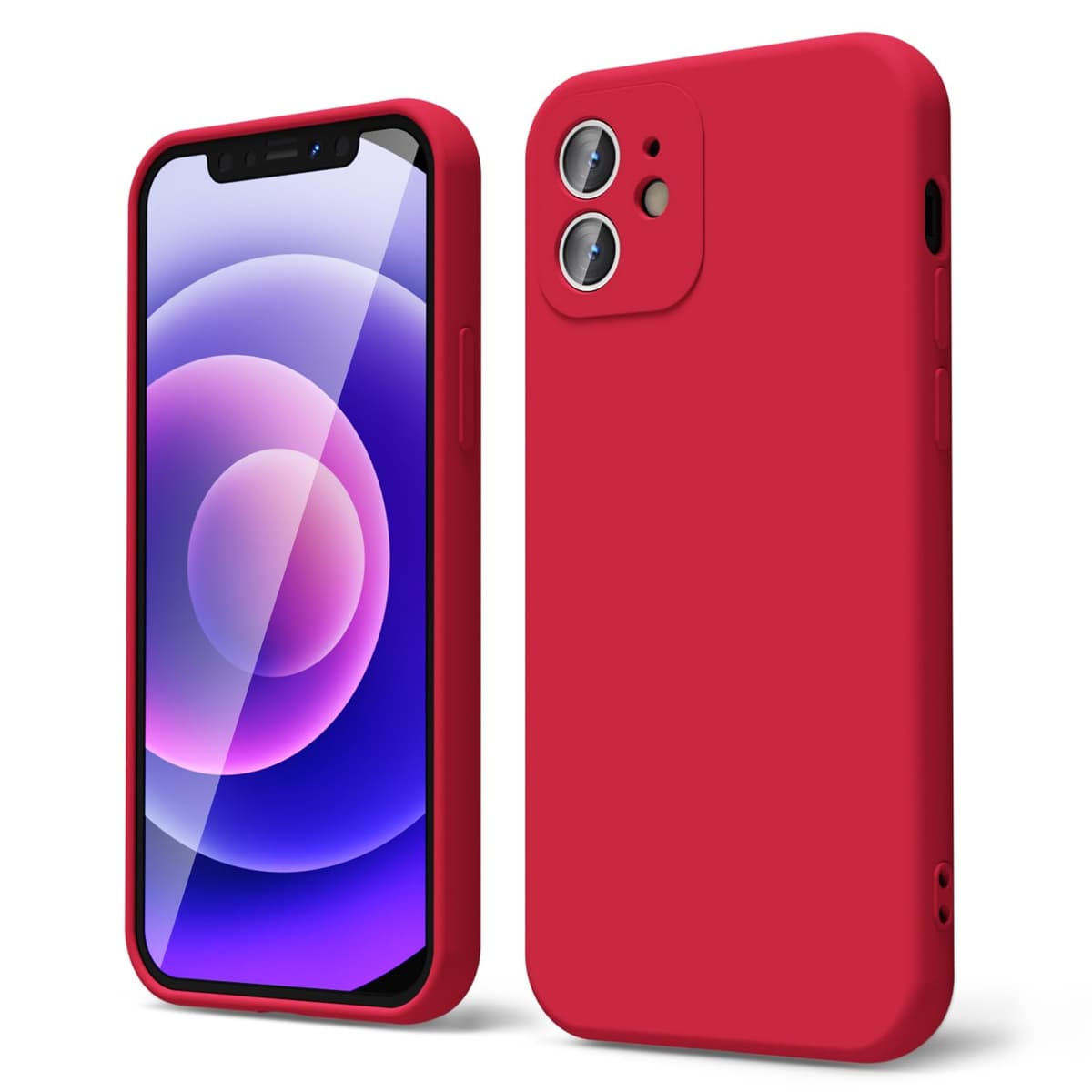 oakxco for iPhone 17 Pro Max Phone Case Liquid Silicone, Cute Thin Slim Grip Soft Rubber Gel for Women Men, Smooth Matte TPU Plain Solid Color Girly Simple Case with Camera Cover, Light Pink — view 1022