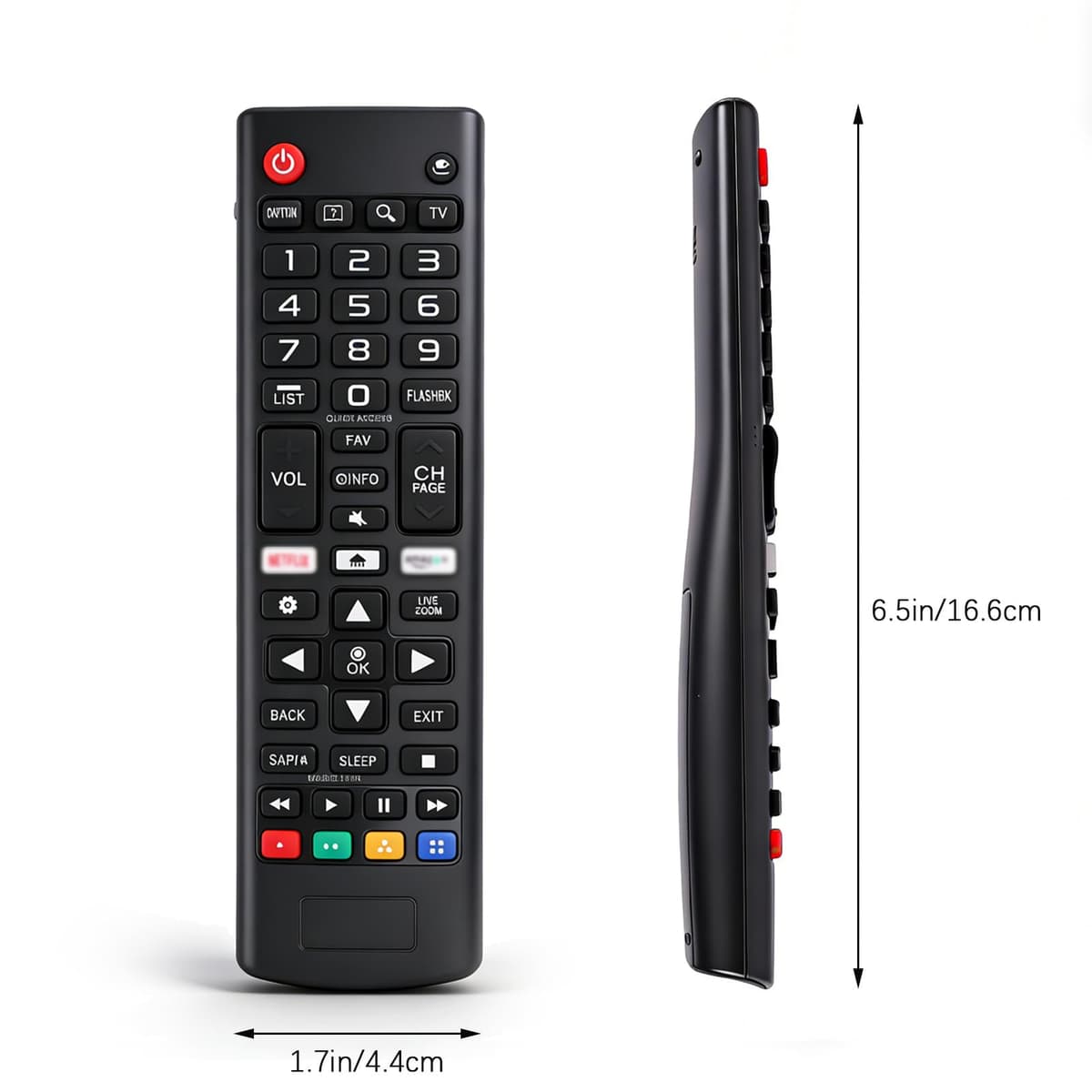 Mando para LG Smart TV, Mando Universal TV para LG LCD HD LED TV, Reemplazo Mando LG Smart TV-No Requiere Configuración-Sin Batería — view 5
