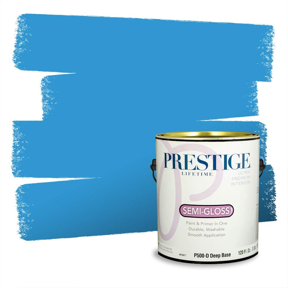 PRESTIGE Paints Interior Paint and Primer In One, 1-Gallon, Semi-Gloss, Comparable Match of Valspar* Dewdrop* — view 692