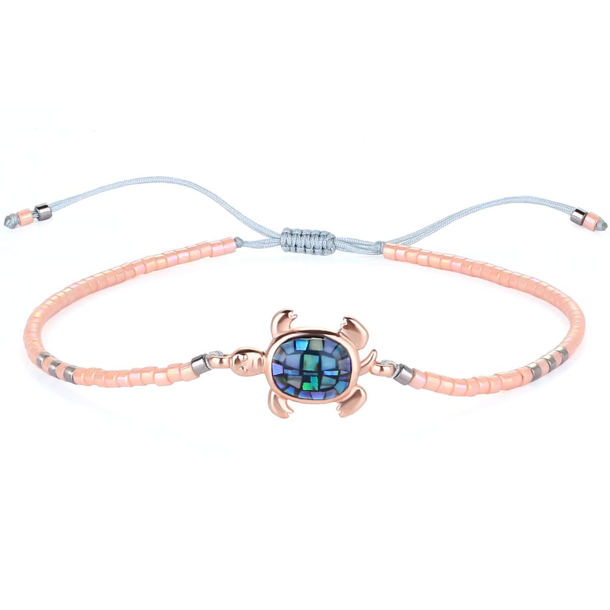 KELITCH Pulseras Amistad con Cuentas Concha Cristal Color Bohemio Pulsera Hecha A Mano Brazaletes Joyería para Mujer — view 10