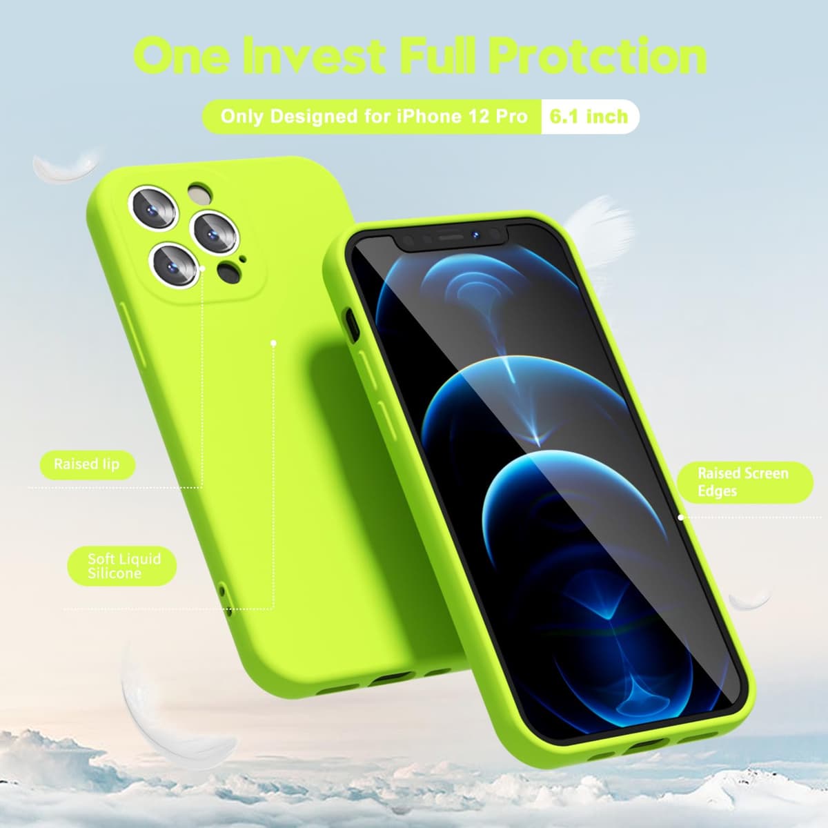 oakxco for iPhone 17 Pro Max Phone Case Liquid Silicone, Cute Thin Slim Grip Soft Rubber Gel for Women Men, Smooth Matte TPU Plain Solid Color Girly Simple Case with Camera Cover, Light Pink — view 1007