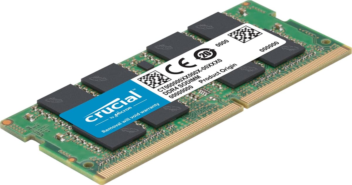 Crucial DDR4 RAM 16GB 3200MHz SODIMM CL22, Laptop Computer Memory, Mini PC (or 2933MHz, 2666MHz) - CT16G4SFRA32A — view 2