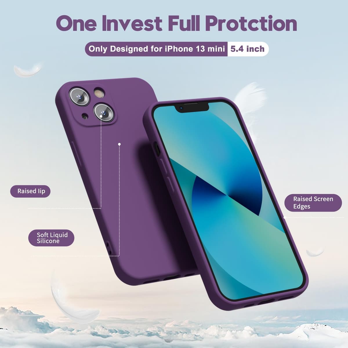 oakxco for iPhone 17 Pro Max Phone Case Liquid Silicone, Cute Thin Slim Grip Soft Rubber Gel for Women Men, Smooth Matte TPU Plain Solid Color Girly Simple Case with Camera Cover, Light Pink — view 39