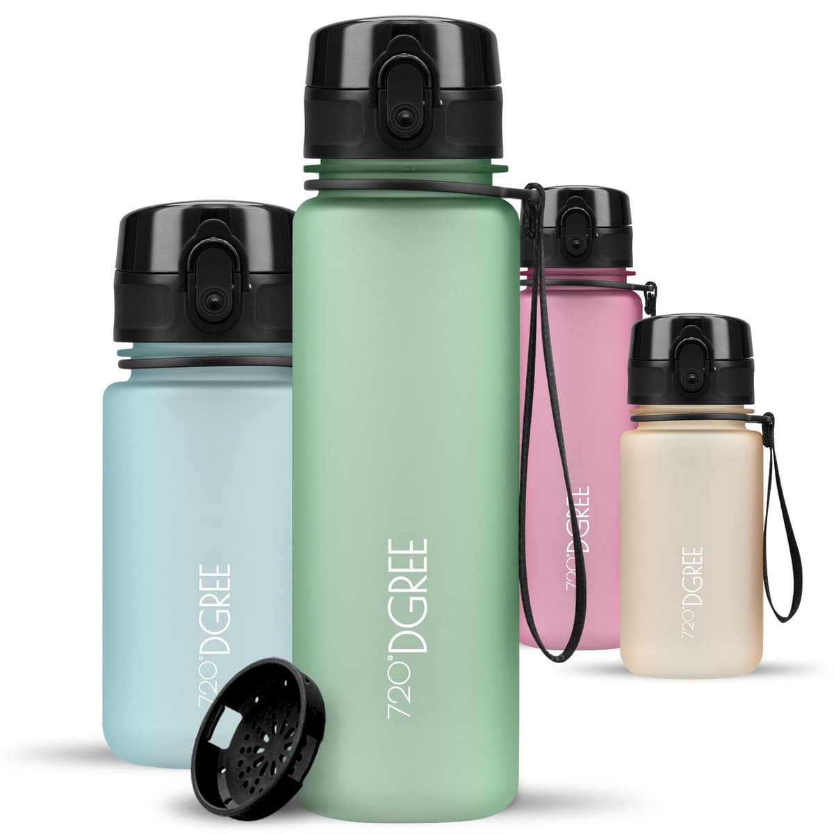 720°DGREE Botella de agua uberBottle – 1,5 litros, 1500ml | Novedosa botella deportiva | Sin BPA | Ideal para niños, fitness, deportes, fútbol, guardería, escuela, pequeños, antigoteo — view 122