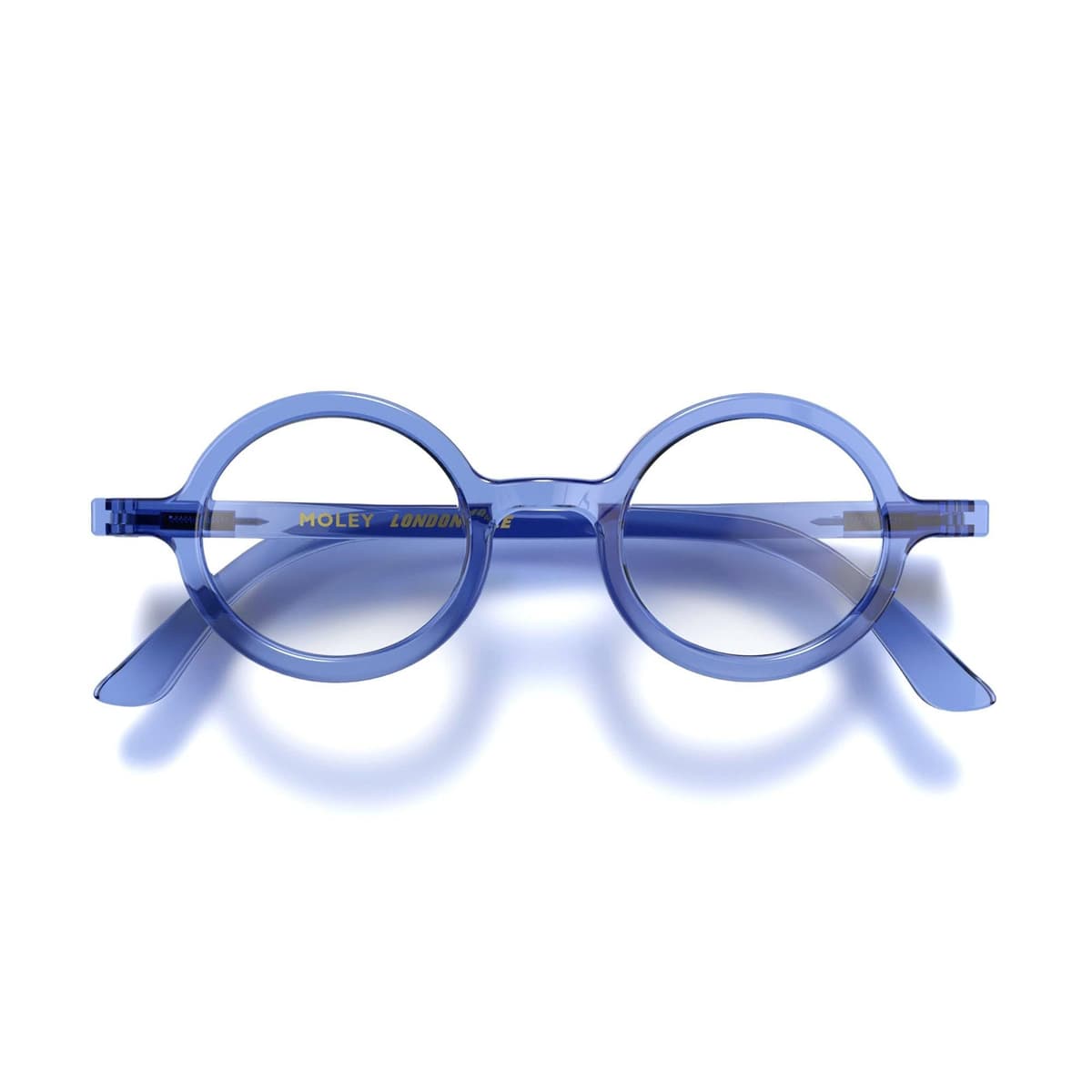 LONDON MOLE® Moley gafas de lectura | Lectores geniales de forma redonda | Hombre y mujer unisex | Bisagras de resorte — view 23