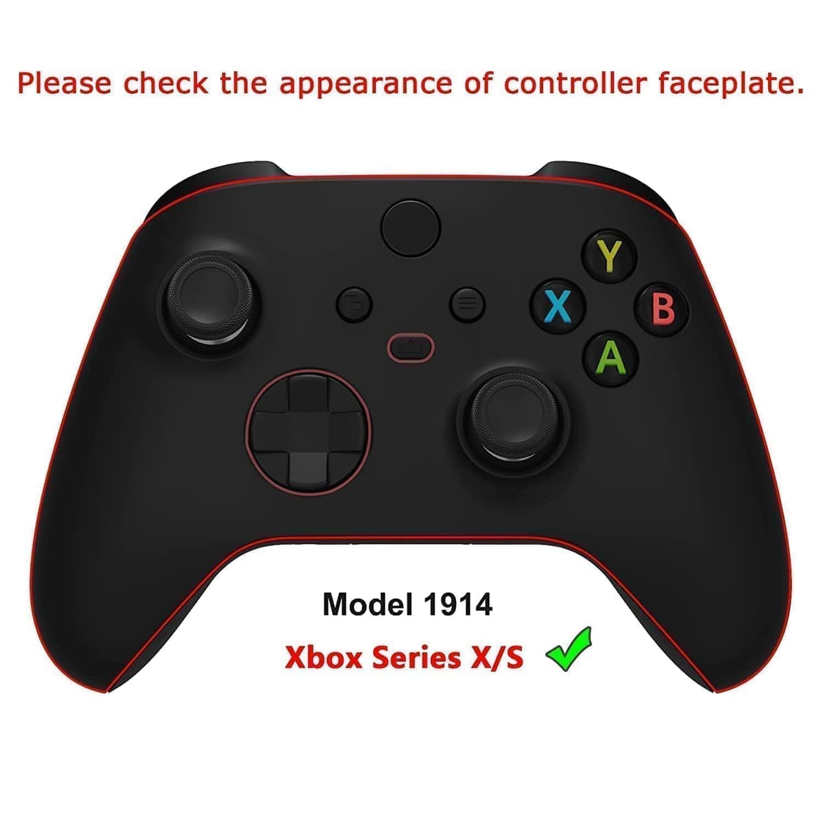 eXtremeRate Replacement Shell for Xbox Series X|S Controller - Unleash Your Style - Blood Mist Custom Acessories Skin Front Housing Cover for Xbox Core Controller Wireless - No Console — view 2
