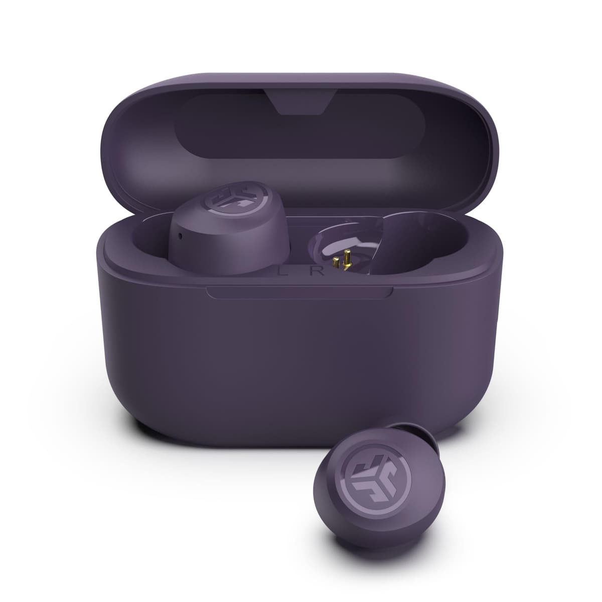 JLab Go Air Pop+ Auriculares Inalambricos Bluetooth, Wireless Earbuds 35+ Horas Rendimiento con Caja de Carga - Audifonos Bluetooth Inalambricos con Micrófono, Dual Connect, App, Negro Medianoche — view 26