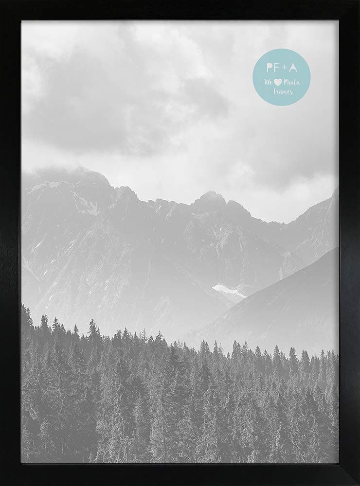 pf+a REAL GLASS A3 Black Frame Glass - PREMIUM A3 Picture Frame Black - Oxford A3 Print Portrait and Landscape Display — view 32