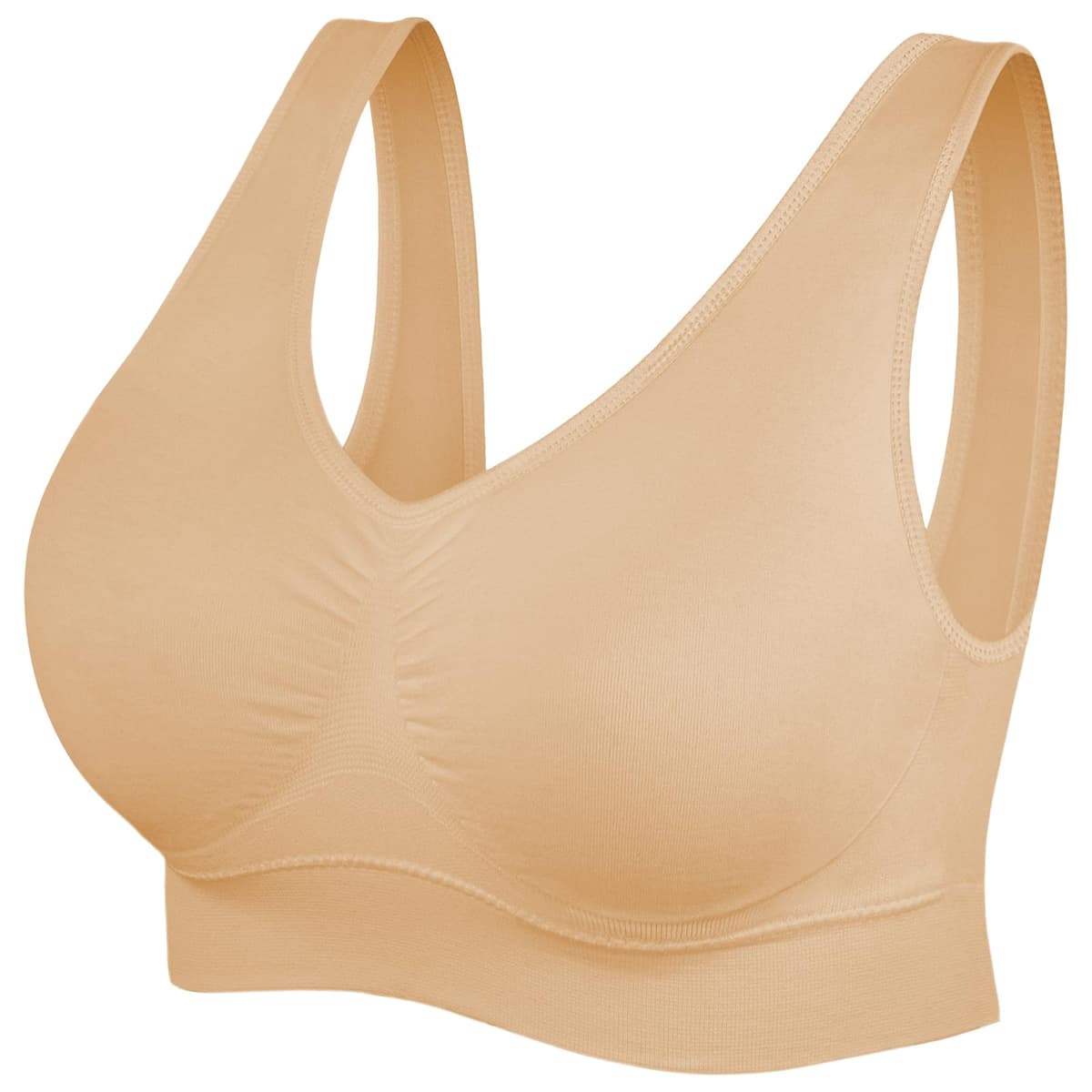 SIMIYA Super Comfort Bra, Womens Sports Bras Removable Pads Plus Size Sleep Bras for Girls in Yoga Bralette Leisure Stretch Crop Tops Vest — view 17