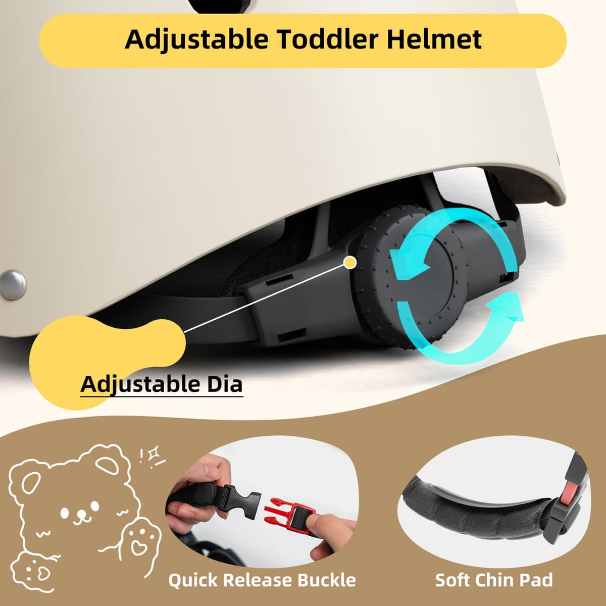 XJD Casco de Ciclismo para Niños Ajustable Casco Bicicleta Niño Casco Infantil Patinete Rollerskate de 3 a 14 Años Protecciones para Múltiples Deportes — view 72