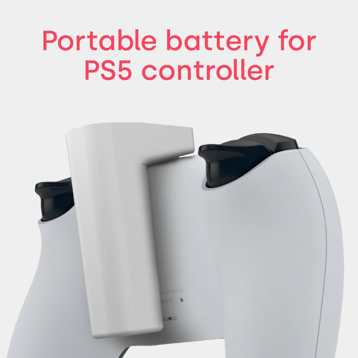 Remotto PS5 Wireless Controller Charger - Portable Battery for DualSense, Play While Charging - Long Lasting, 12 Hours of Battery Life — view 2