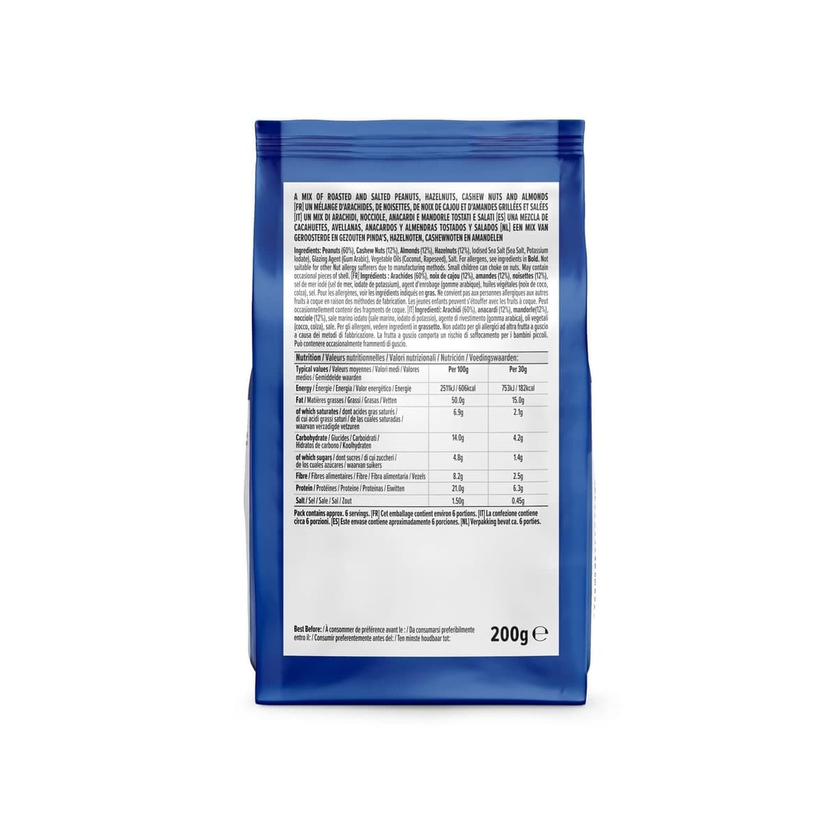 By Amazon Mezcla de frutos secos tostados y salados, 200g — view 2