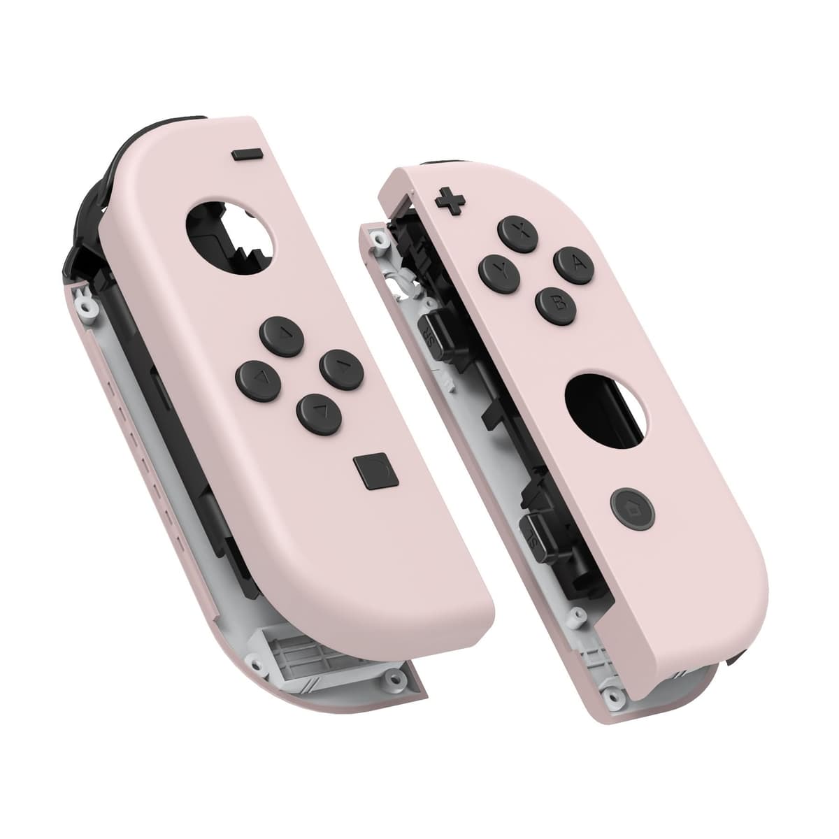 eXtremeRate Carcasa Joycon para Nintendo Switch & OLED Funda de Agarre Reemplazo Shell con Botones para Nintendo Switch Joycons OLED No Incluye Carcasa de Consola(Rojo Esmerilado) — view 12