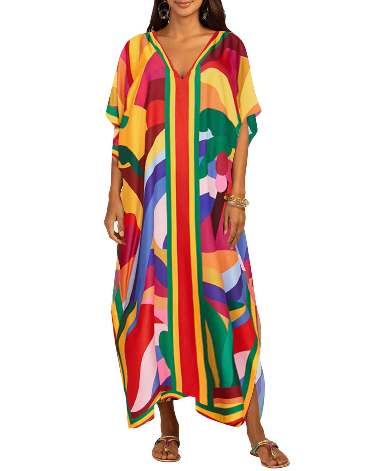 Bsubseach Bikini Bohemio para Mujer para bañador Kimono cárdigan — view 42